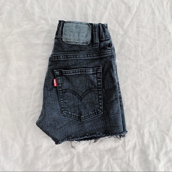 Levi's Pants - Levi’s cut off mid rise black shorts with stretch